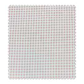 Tela popelín rosa bebé vichy – retal ancho 50 cm| Venta de telas Online