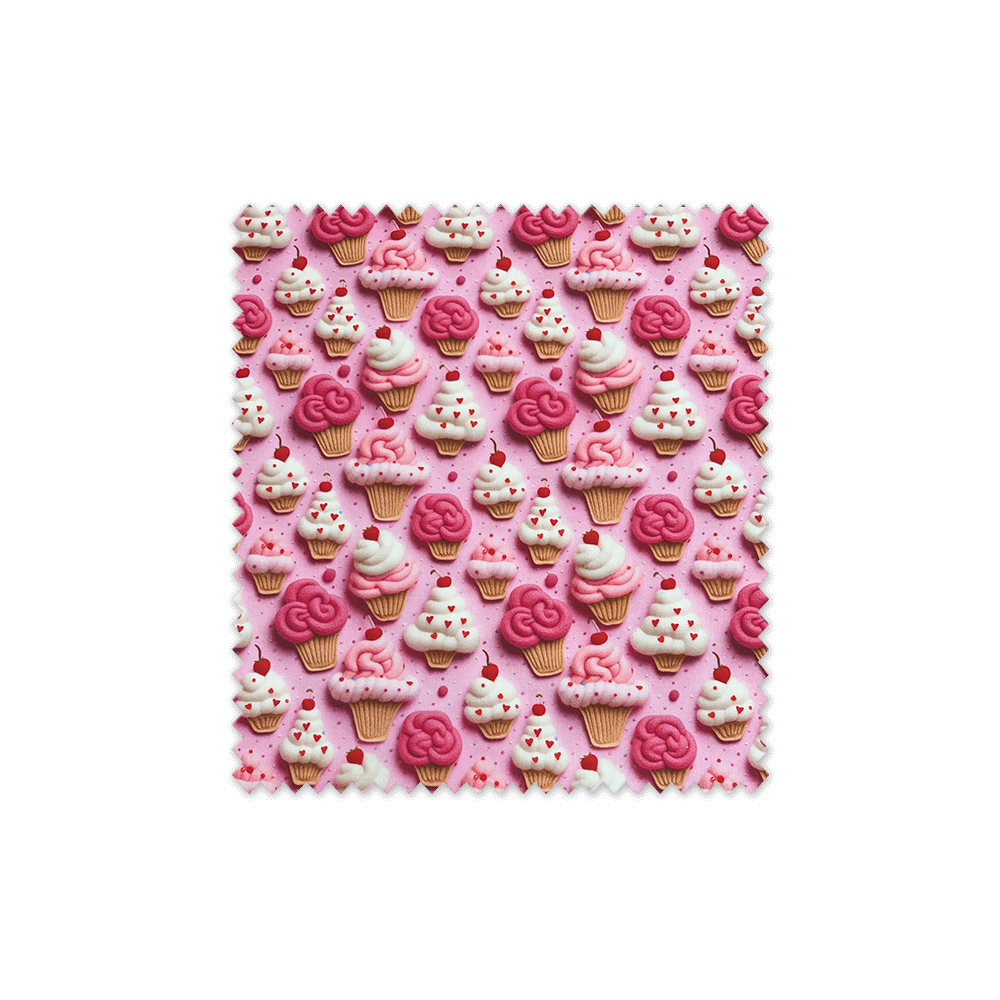 Loneta Half Panamá Diseños Magdalenas cupcake| Venta de telas Online