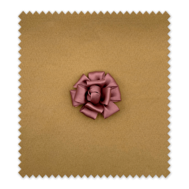 Aplique Rosa Satinada Rosa Empolvado – Toque romántico para tus creaciones| Venta de Telas Online