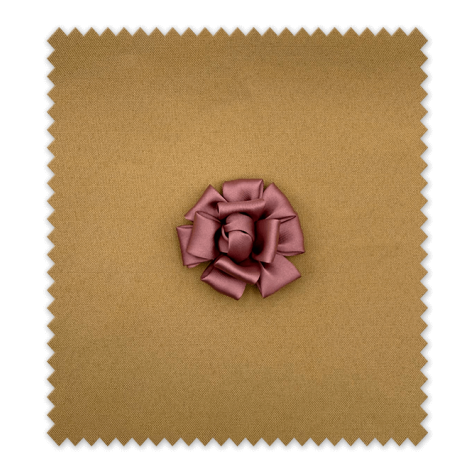 Aplique Rosa Satinada Rosa Empolvado – Toque romántico para tus creaciones| Venta de Telas Online