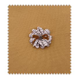 Flor de Tela Vichy Lila