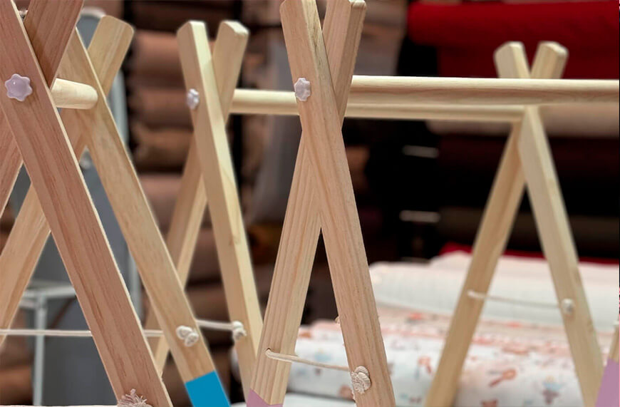  GIMNASIOS DE MADERA PARA BEBÉ + PANELES DE ALGODÓN 100% EL REGALO PERFECTO