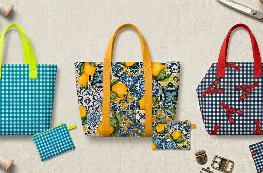 LAS MEJORES TELAS PARA BOLSOS DE VERANO | LONETAS, RESINADAS Y MÁS IDEAS
